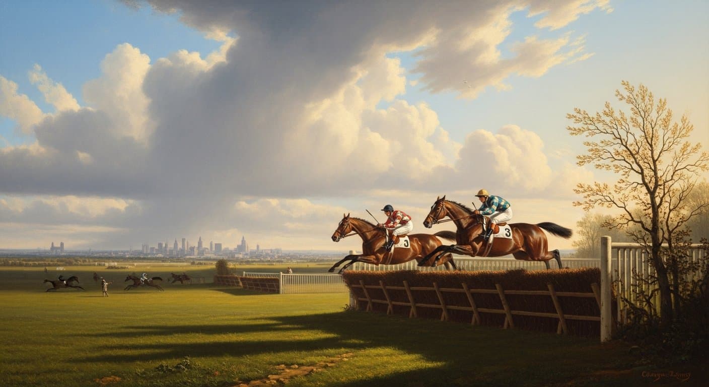 Aintree Grand National Festival — fences on the world-famous Aintree course