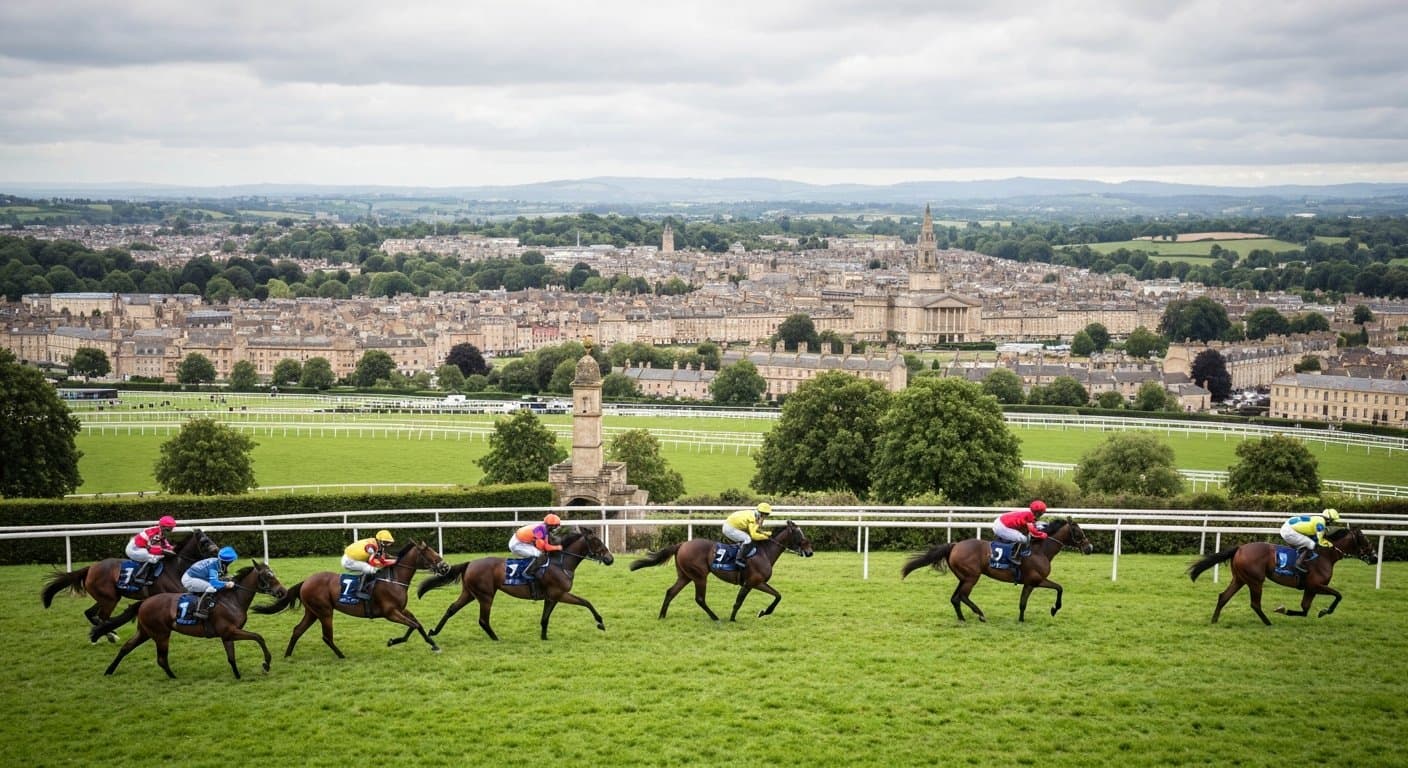 Evening Racing at Bath Racecourse