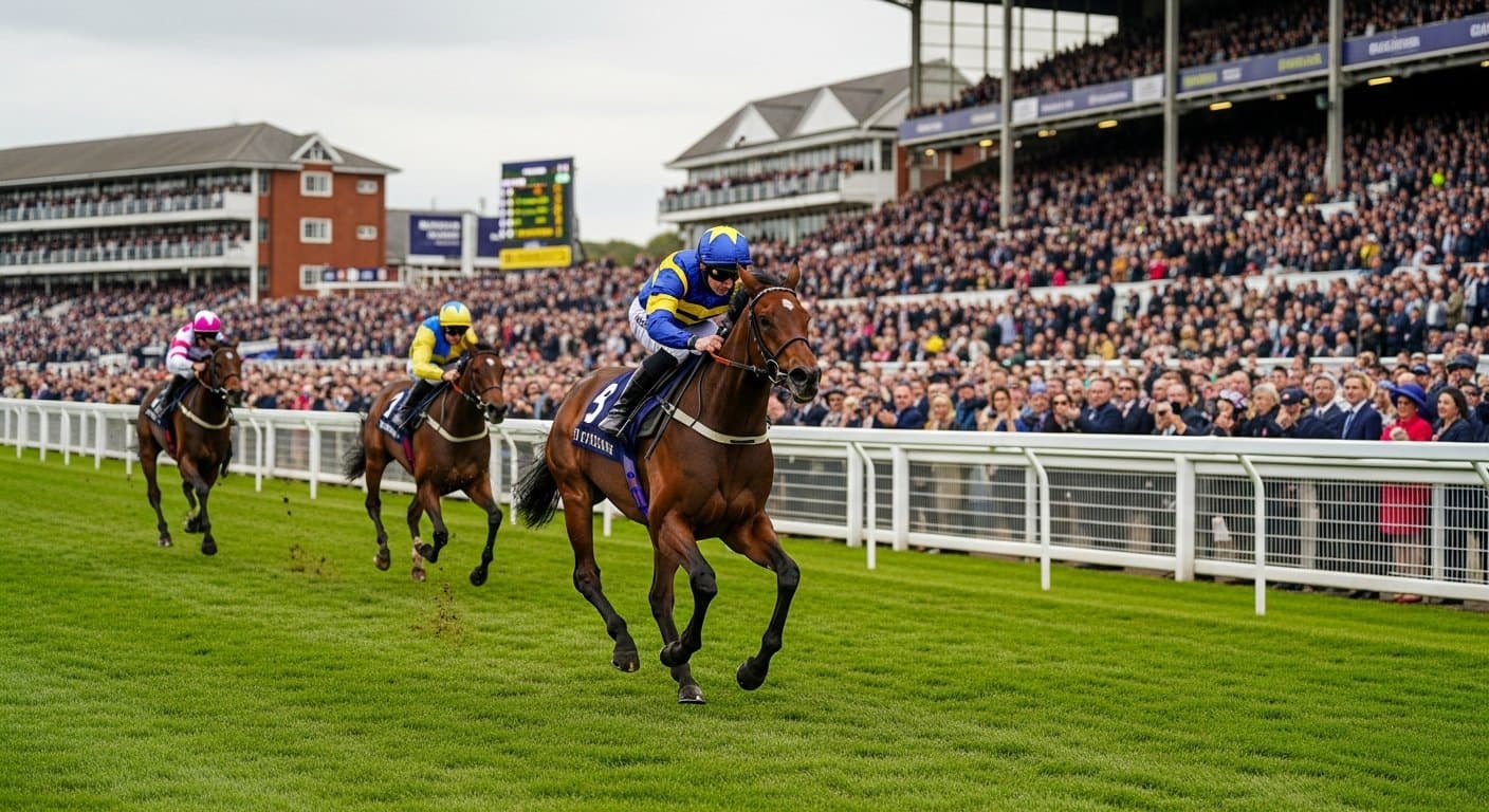 A brilliant filly making all on Chester's tight circular Roodee on a May afternoon