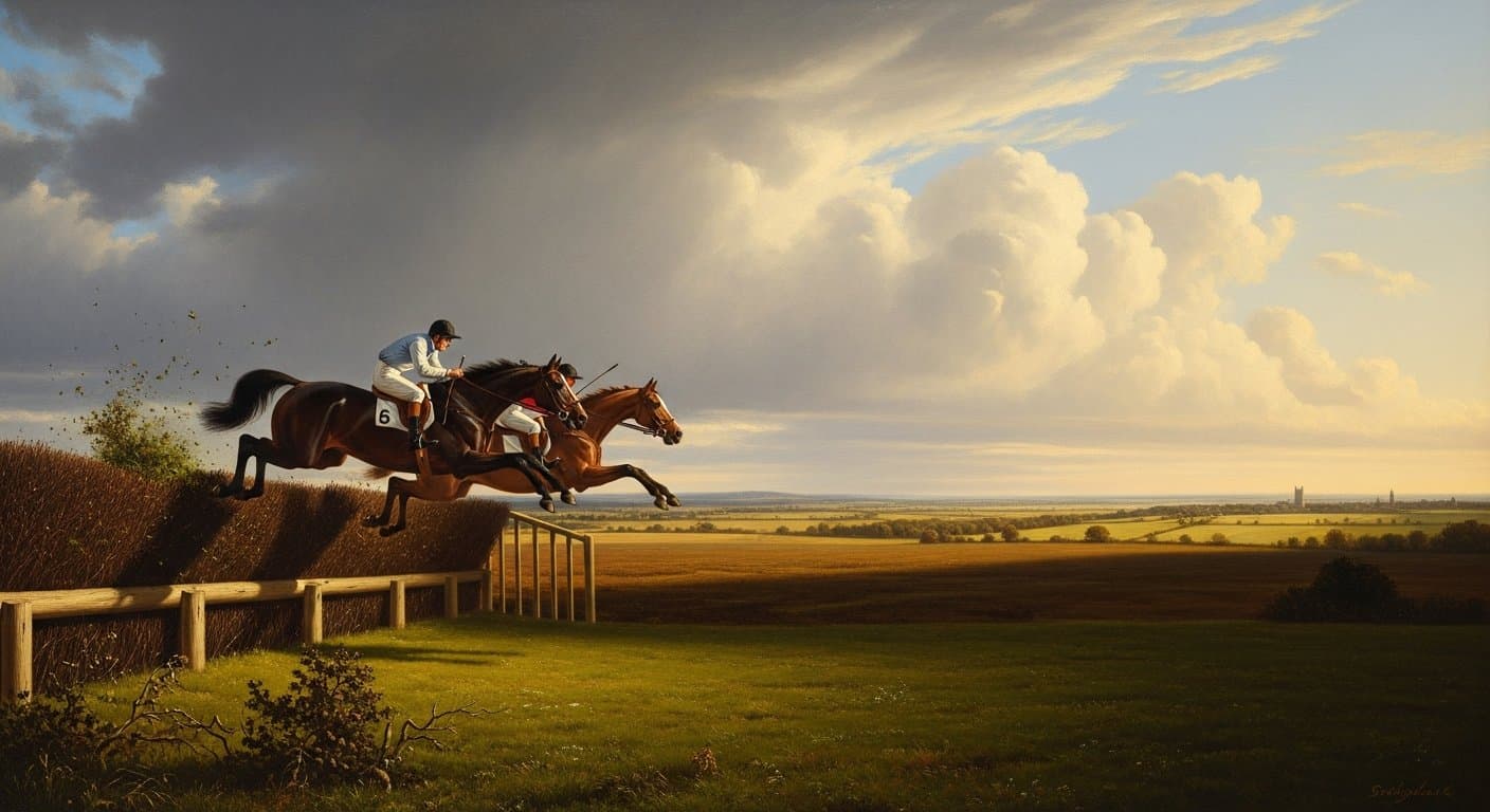 Fakenham Racecourse during festival racing