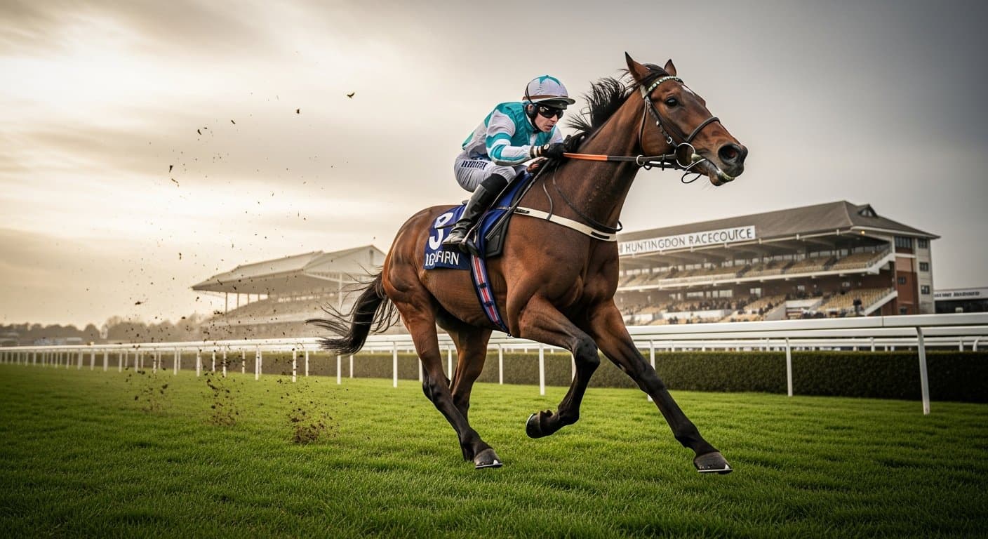 Huntingdon Racecourse in Cambridgeshire, home of the Peterborough Chase where Edredon Bleu won four times in a row