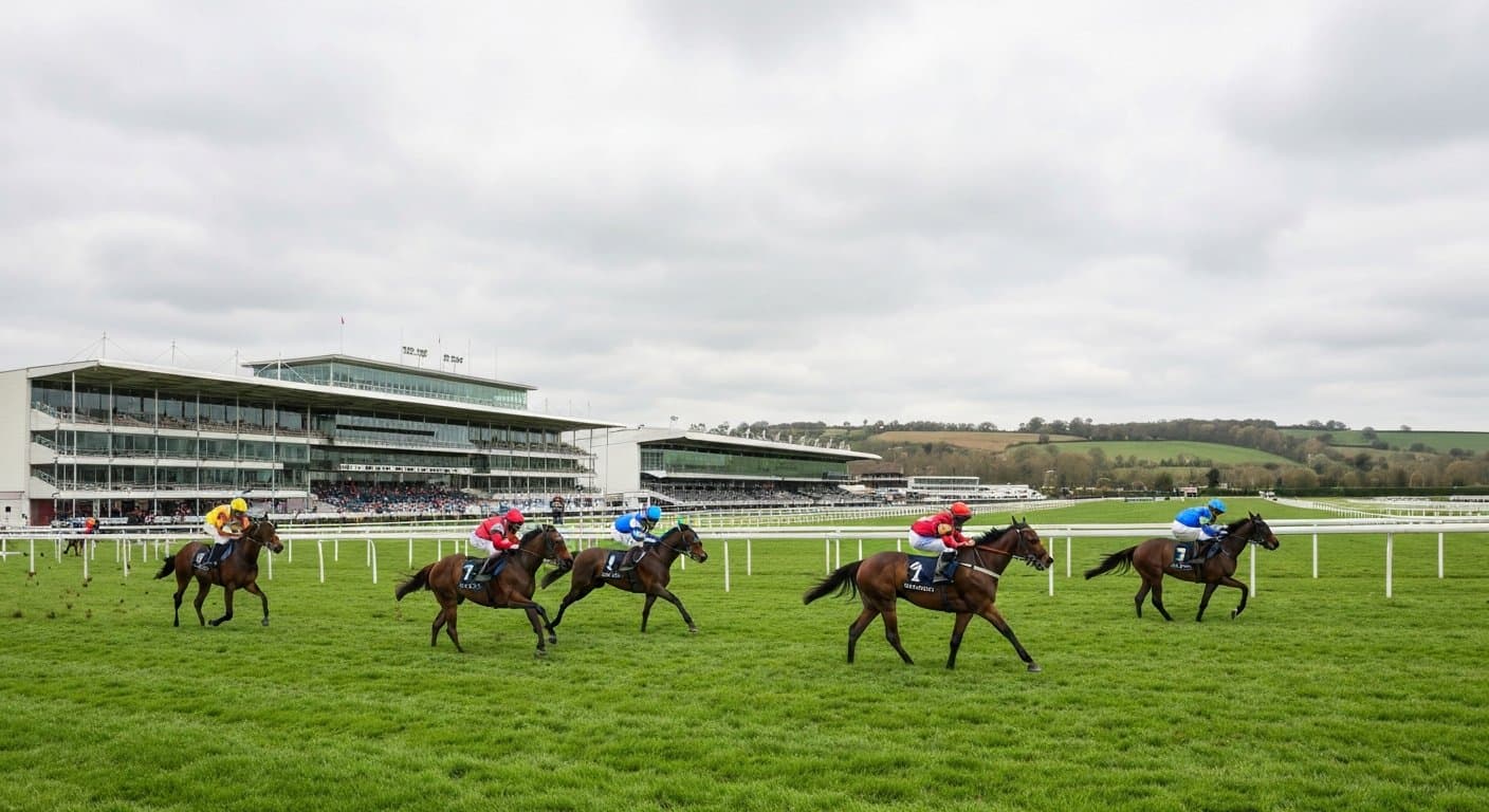 Notable Speech winning the 2026 Lockinge Stakes at Newbury under William Buick