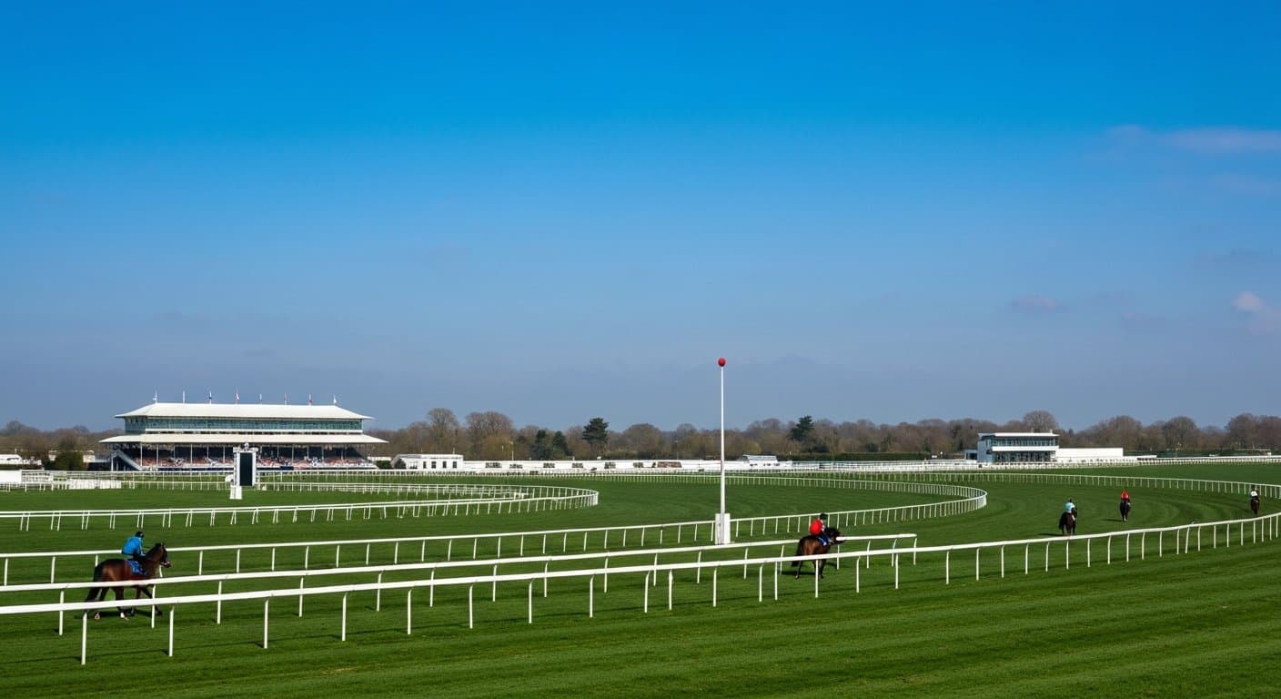 Newmarket July Course on a summer afternoon