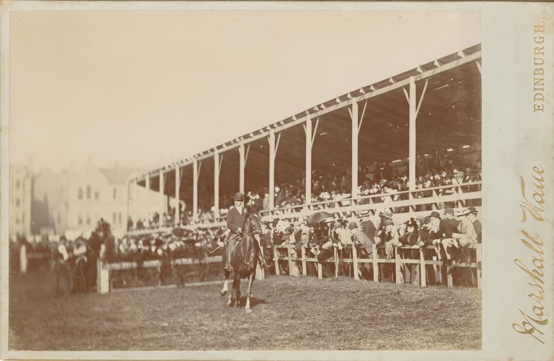 Thirsk Racecourse on a race-day afternoon