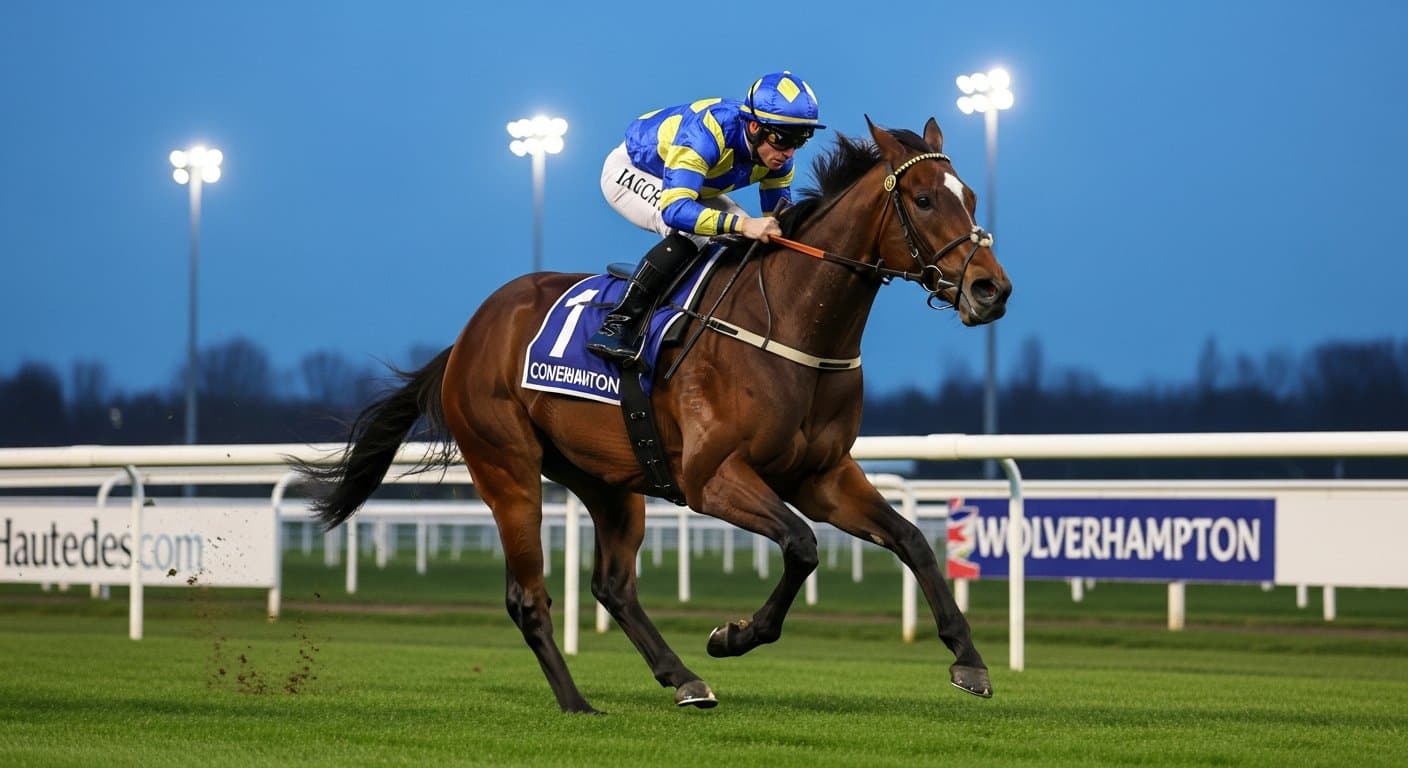 All-weather racehorse competing at Wolverhampton's Dunstall Park