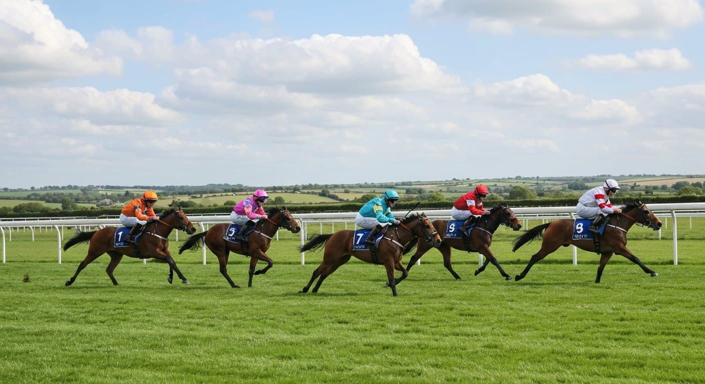 Three-year-old fillies racing at the Curragh in the Irish 1000 Guineas