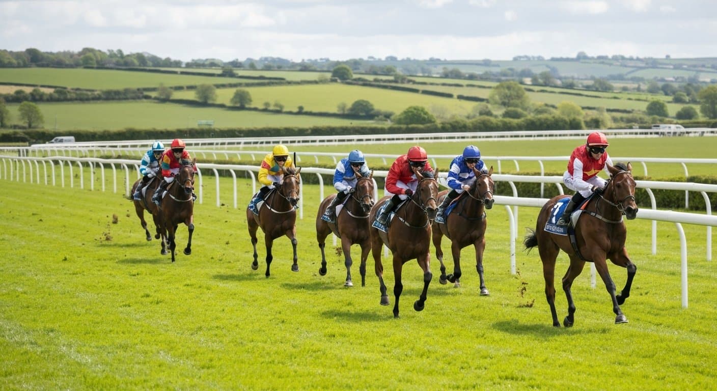 Three-year-old colts racing at the Curragh in the Irish 2000 Guineas