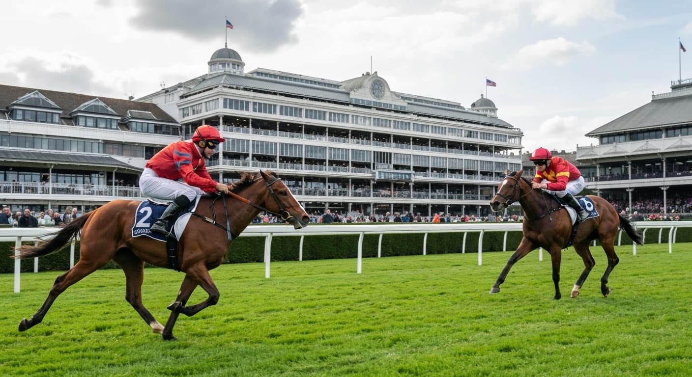 Older milers battling up the straight in the Queen Anne Stakes at Royal Ascot