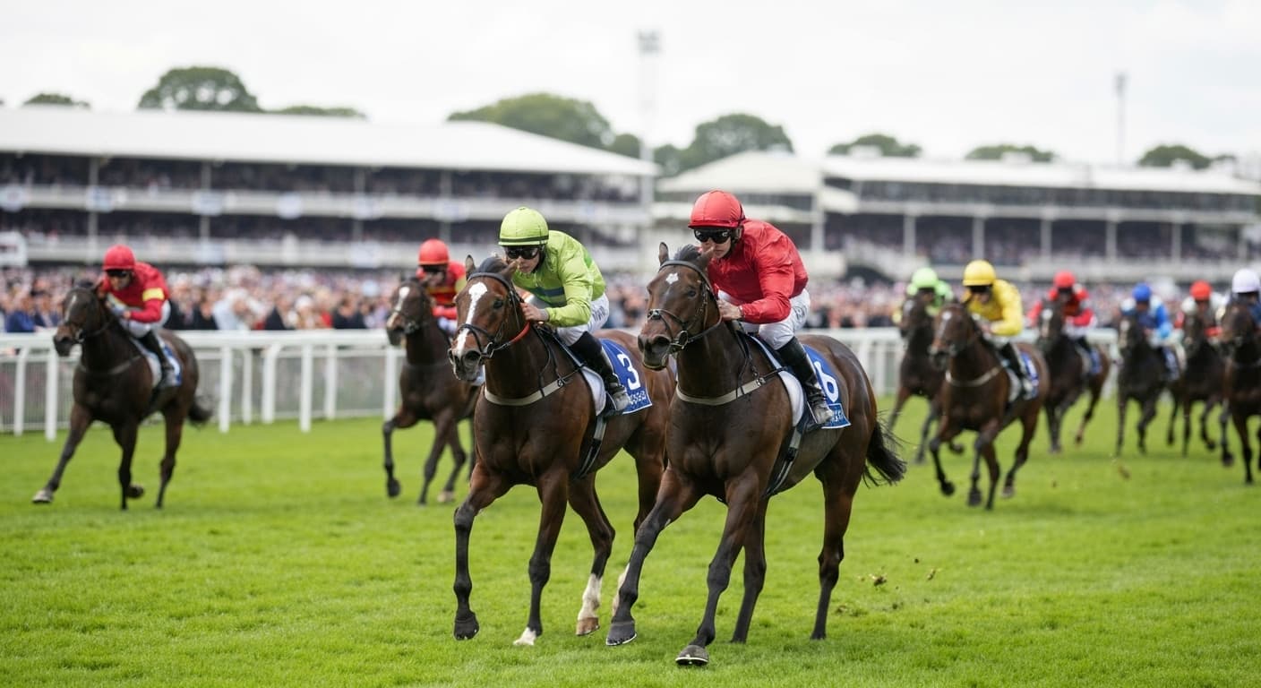Two stayers battling out the finish of the Gold Cup head-to-head