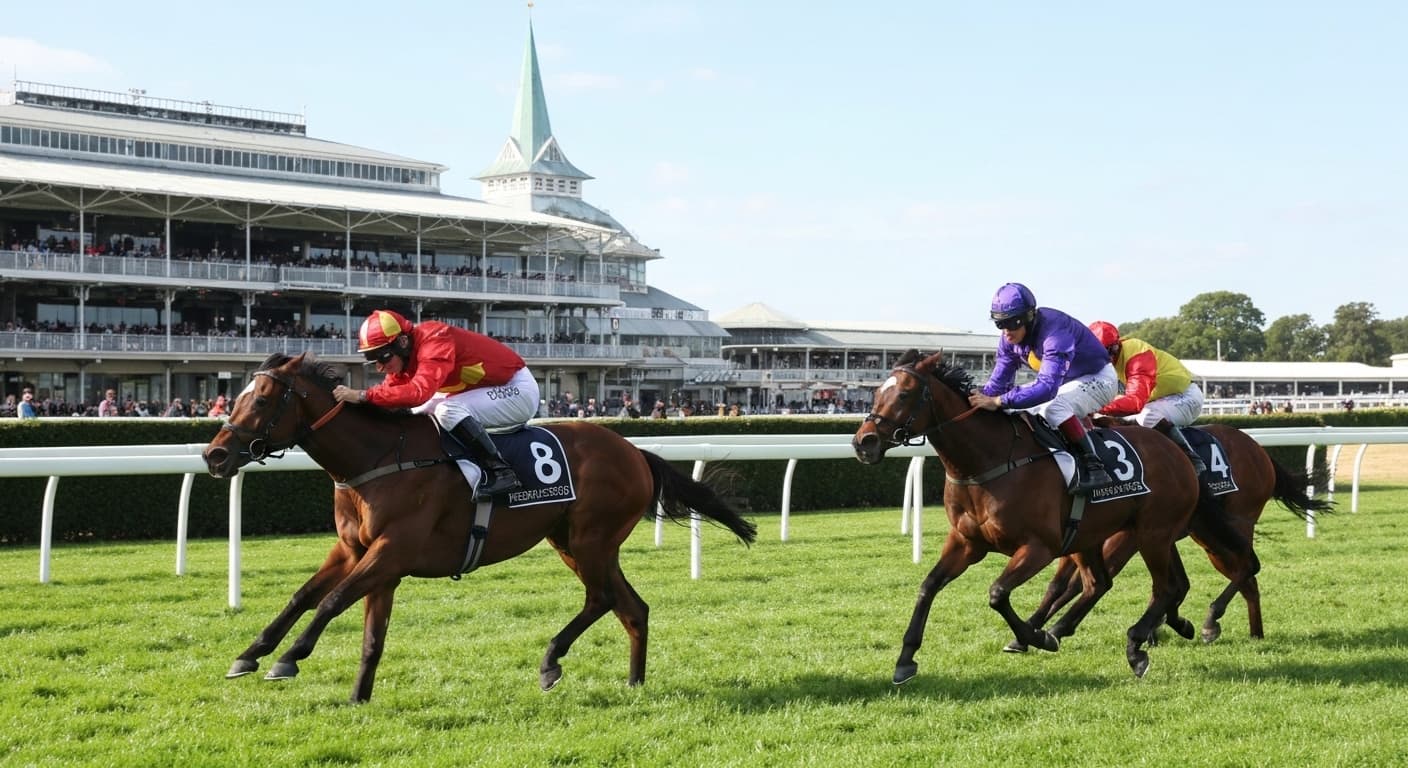Three-year-old colts racing the round mile in the St James's Palace Stakes