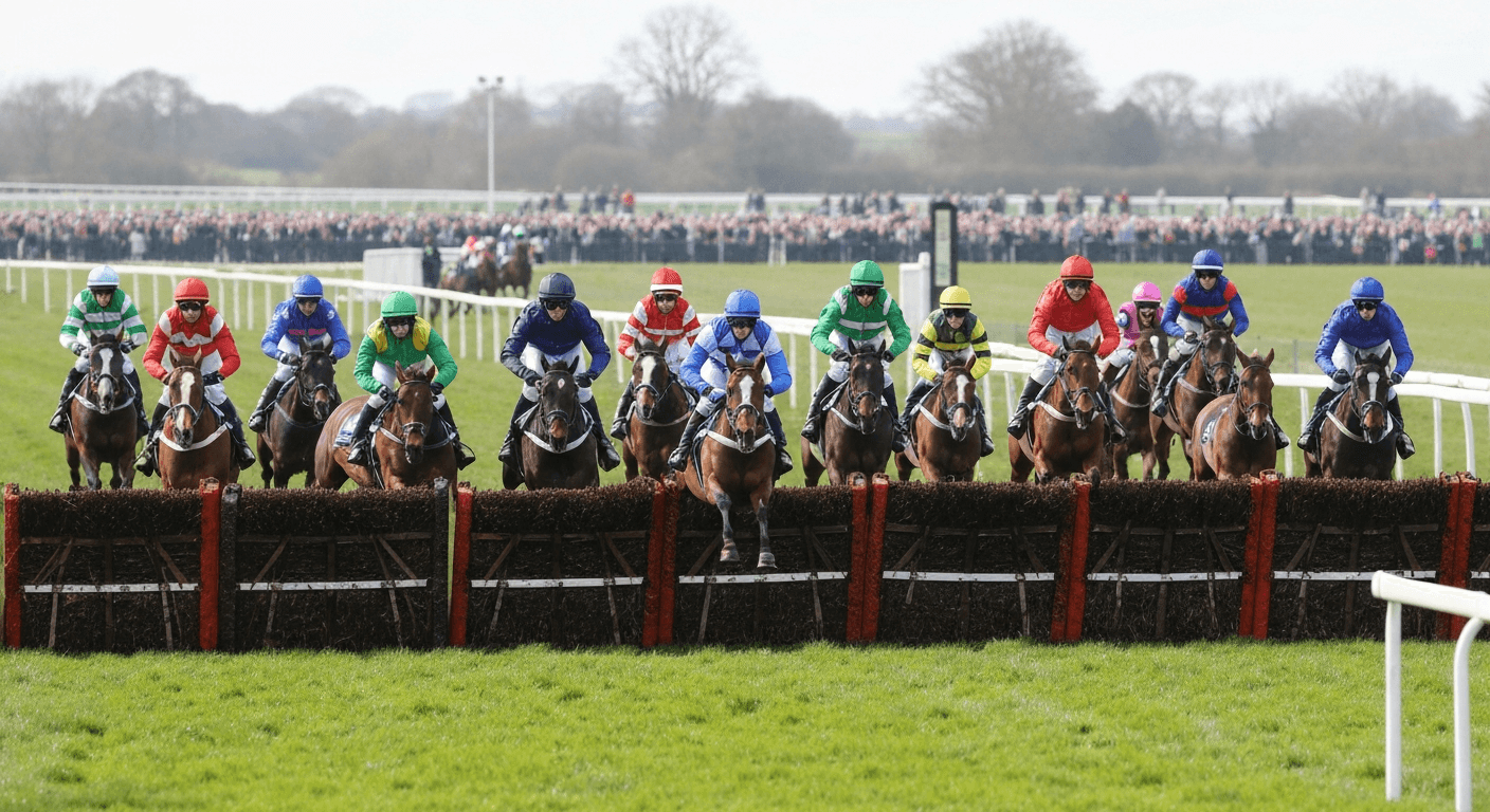Fairyhouse racecourse in County Meath during the Easter Festival