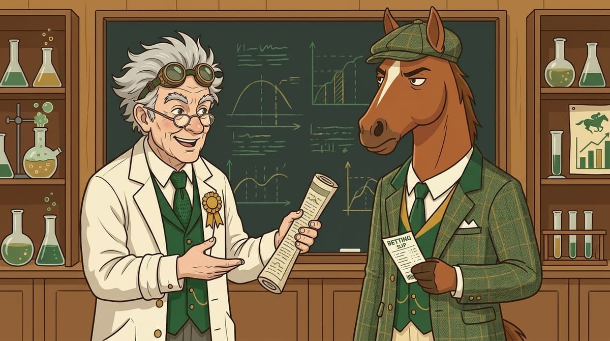 Professor Furlong and Pascal in the StableBet AI Lab
