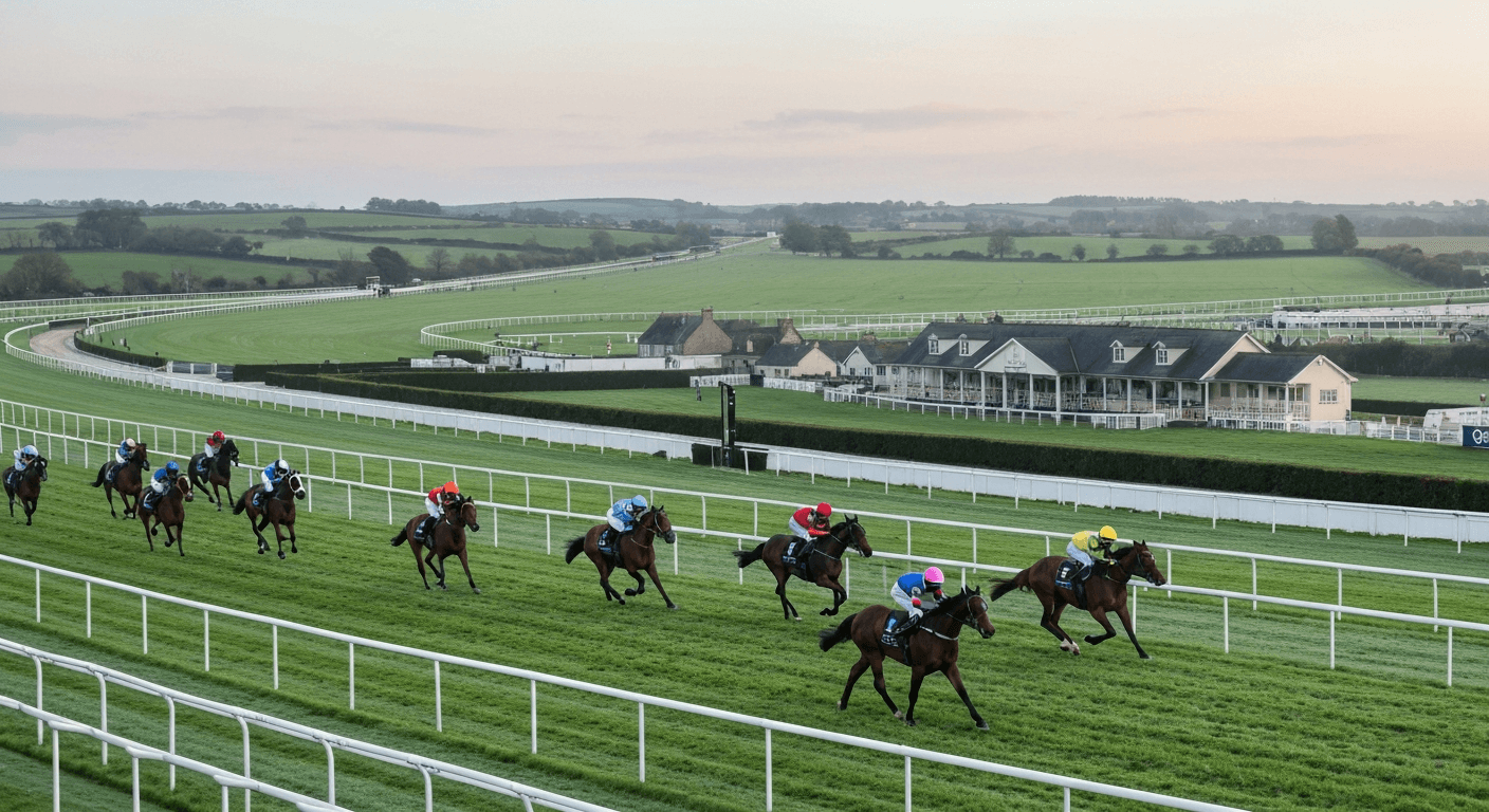 Cork Racecourse at Mallow, Co. Cork, on the banks of the River Blackwater