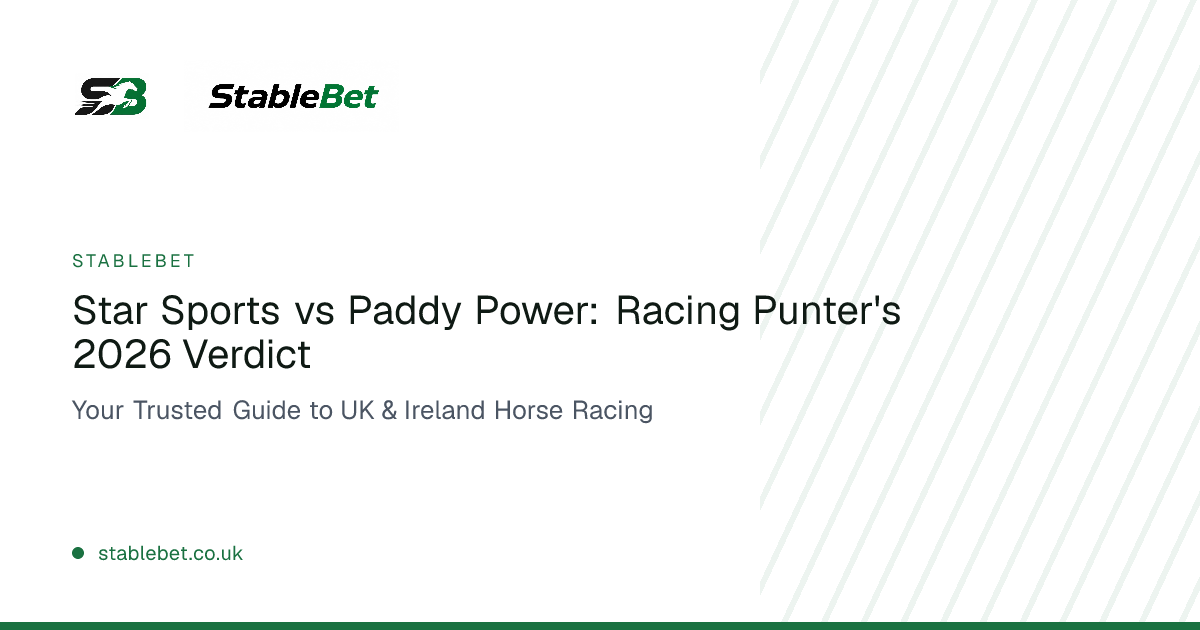 Star Sports vs Paddy Power: Racing Punter's | StableBet