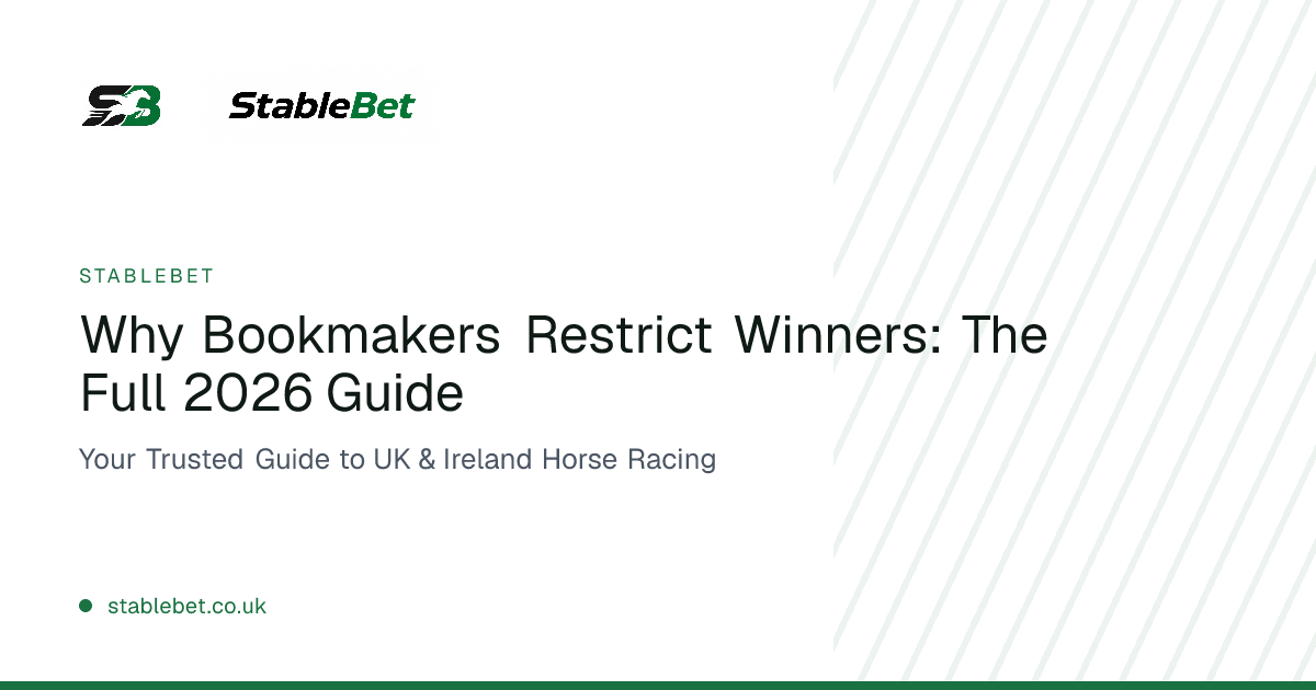 Why Bookmakers Restrict Winners | StableBet