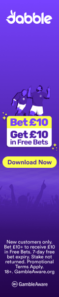 Dabble new customer offer: Bet £10 Get £10 in Free Bets
